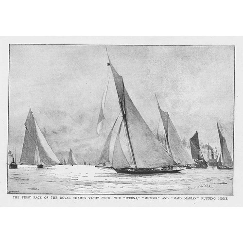 Erstes rennen des - rennen, thames