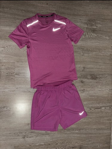 Nike running kurzanzug pink