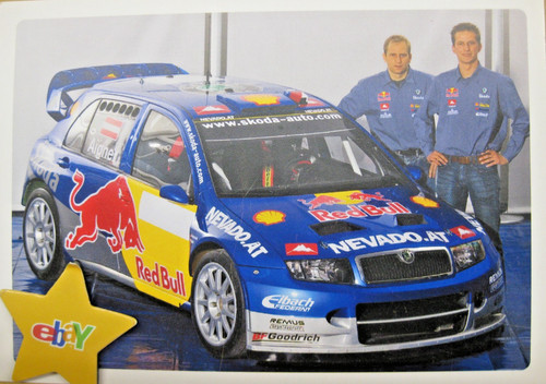 Original rallye autogrammkarte - rallye,
