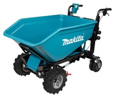 Makita Akku-Schubkarre 2x18V mit elektrischer Kippfunktion (ohne Akku, ohne Lade