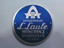 Typenschild Hanomag Schild Schlepper Händlerschild Laule München s98 Oldtimer LK