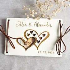 Hochzeitsgeschenk personalisiert – Geldgeschenk Karte für Hochzeit oder Jubiläum