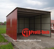 Abstellplatz Blechgarage Halle Stahlgarage Werkstatt Geräteraum Metallgarage*