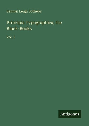 Principia typographica the - typographica,,