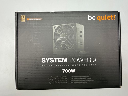 Quiet system power - 9, 700w