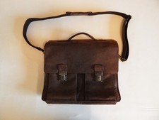 geräumige Aktentasche Leder braun, natur, sehr guter Zustand