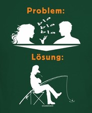 Herren Angler T-Shirt Problem