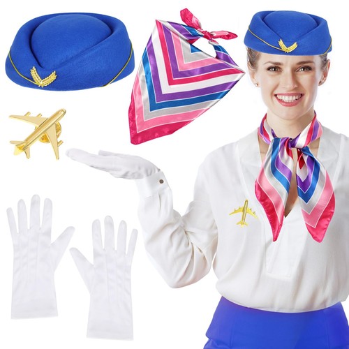 Flugbegleiterkostüm für