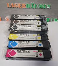 NINETEC 6er Set ersetzt HP 970XL 971XL,  Black, Cyan, Magenta, Yellow (20230001)