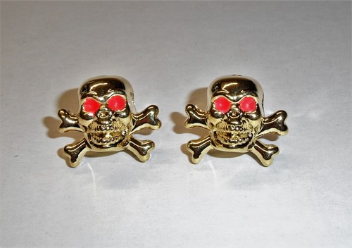 Ventilkappe totenkopf mit - 2x,