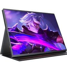 UPERFECT 16 Zoll 2K 2560x1600 Tragbarer Monitore 144Hz Tragbarer Gaming-Monitor