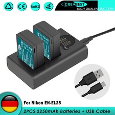 2Pcs EN-EL25 4241 EN-EL25a