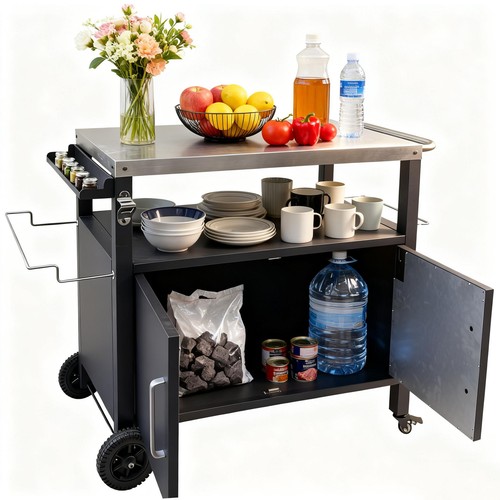 Grillwagen mit stauraum - grillwagen,