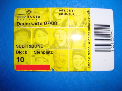 2007 ticket dauerkarte - 2007,