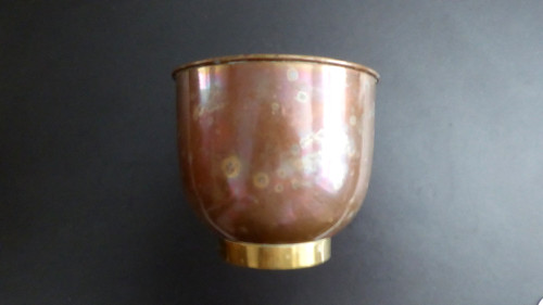 Art deco messing behälter - art,