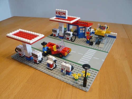 Lego city exxon tankstelle - lego,