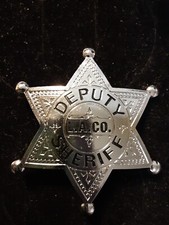 Deputy Sheriff L.A. County Polizei  US Abzeichen Scheriffstern Göde Zertifikat 