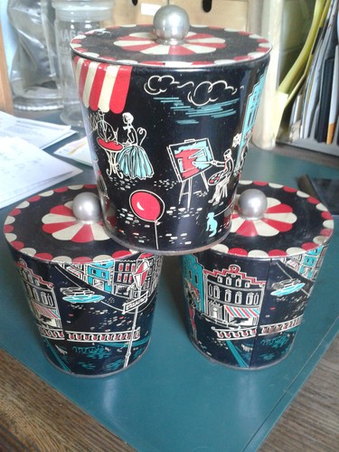 Kaffeedosen von krementz 50er - kaffeedosen, krementz,