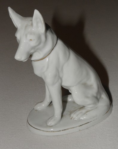 Antik weißer schäferhund - antik,