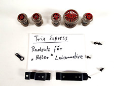 TRIX EXPRESS kompletter Radsatz f. Lok und Tender d. Adler-Lokomotive Spur H0