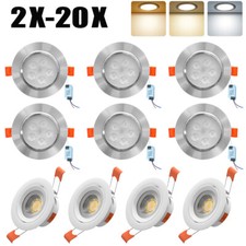 2X-20X LED Einbauleuchte 5/6W