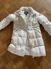Weißer Daunen Mantel