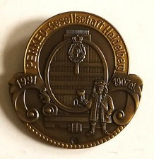 Plakette Perkeo Gesellschaft