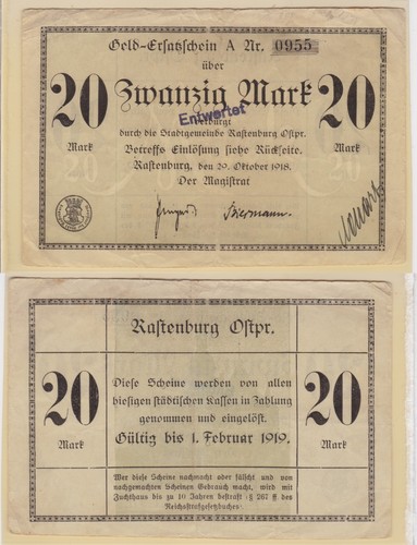 Mark banknote notgeld - mark,