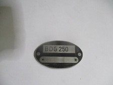 Typenschild Schild Triumph TWN BDG 250 Oldtimer