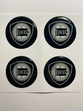 4x Lancia Silikon Felgenemblem