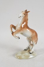 N92C02- Vintage Royal Dux Porzellan Figur Pferd 