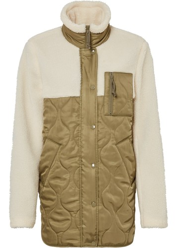 Wattierte jacke mit stehkragen - mit,