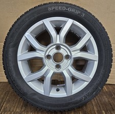 1 orig. VW UP Alufelge 5,5x15 ET41 1S0601025R 1S0601025J Waffle WR 185/55, 5,8mm