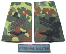 Rangabzeichen Luftwaffe Obergefreiter  schwarz/flecktarn Schulterklappen
