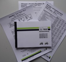 Betriebsanleitung Deutz AgroXtra 3.57 4.07 4.17 + Wartungsplan