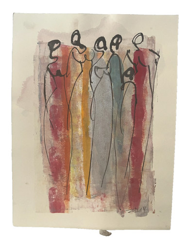 Frauen fashion mode gouache - fashion,