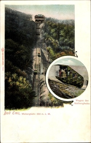 Bad ems der lahn - ak,