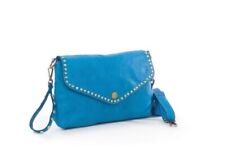 BZNA Umhängetasche Doria Türkis Designer Clutch Schultertasche