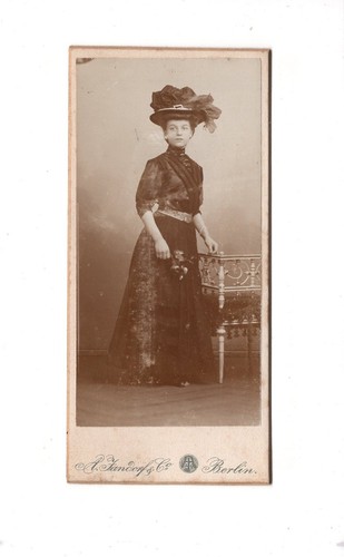 Cdv foto damenportrait feine - damenportrait, /