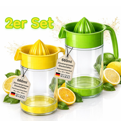 Zitruspresse 2er set - zitruspresse,