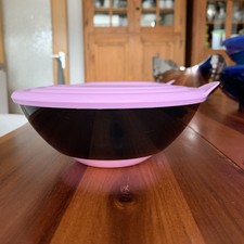 Tupperware® Eleganzia Venus Schüssel/Deckel Schwarz/Lila Ø16cm.x8cm.600ml.