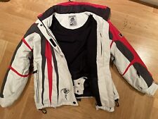 Skijacke Damen Iguana Gr 38 Winter Snowboard weiß rot grau schwarz S M 40 warm