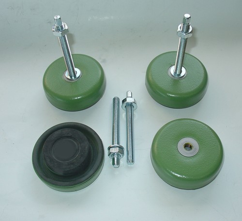 Maschinenfüße neu d122 h30 - maschinenfüße,