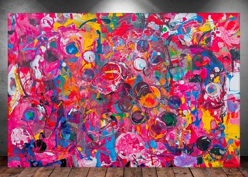Leinwand bild xxl abstrakt - er,
