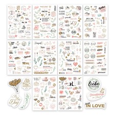 Hochzeit Sticker Gästebuch