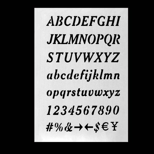 Schablone stencil buchstaben - schablone,