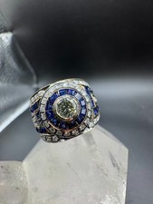 Ring 750 gold cocktail ring 18