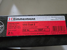 2x ZIMMERMANN Bremsscheibe
