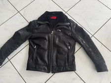 Hugo Boss Lederjacke schwarz