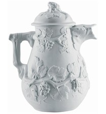 Porzellan Biscuit Weinkrug